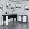 Комплект мебели Гефест-НМ-08 - Верстак с тисками и мобильной тележкой